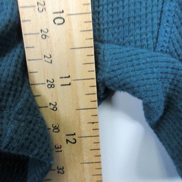 Victoria's Secret Bra Top & Shorts Set XS Blue Waffle Knit Lounge Matching 152 - Picture 12 of 13